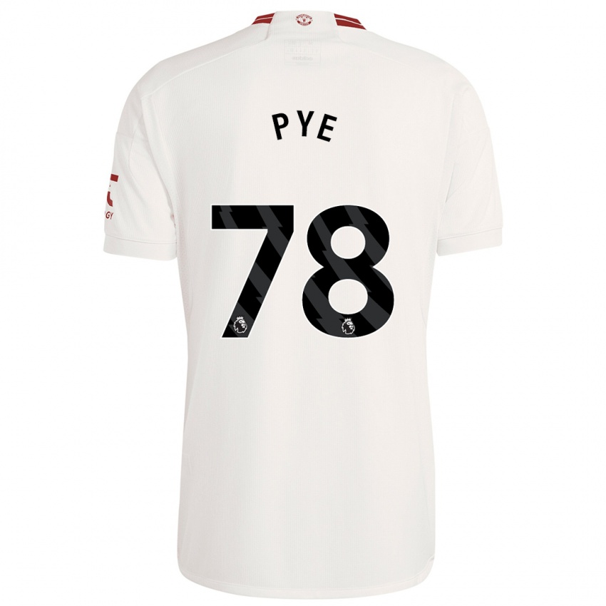 Hombre Camiseta Logan Pye #78 Blanco Equipación Tercera 2023/24 La Camisa México