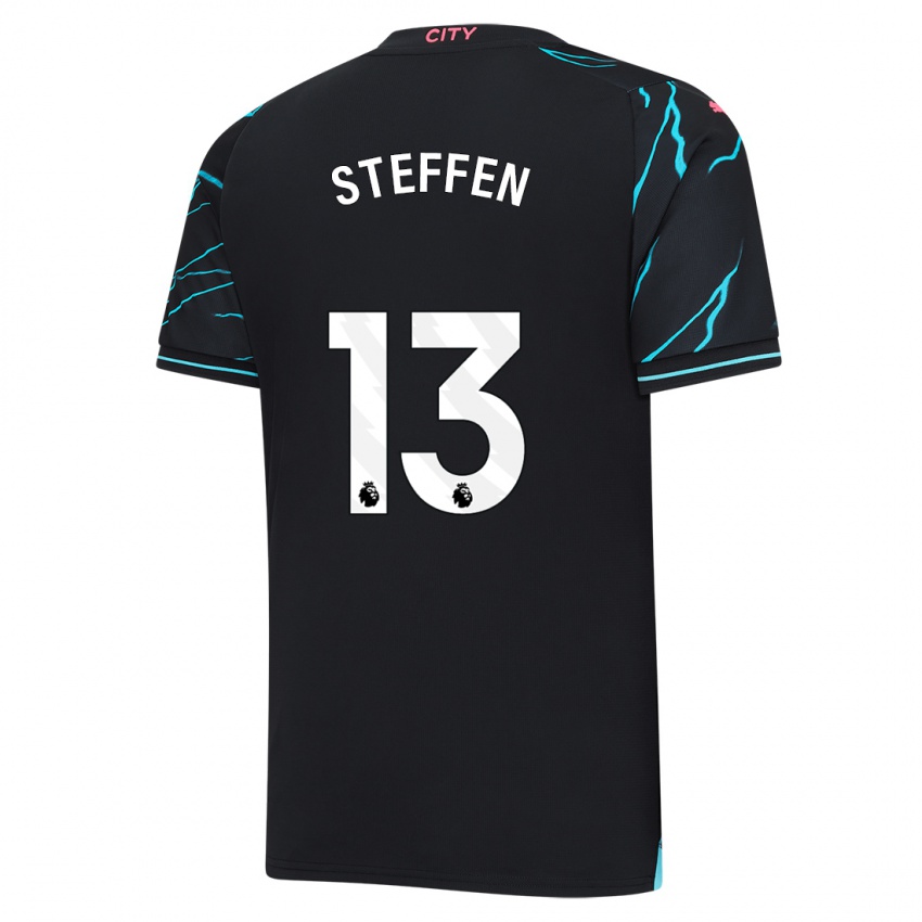 Hombre Camiseta Zack Steffen #13 Azul Oscuro Equipación Tercera 2023/24 La Camisa México