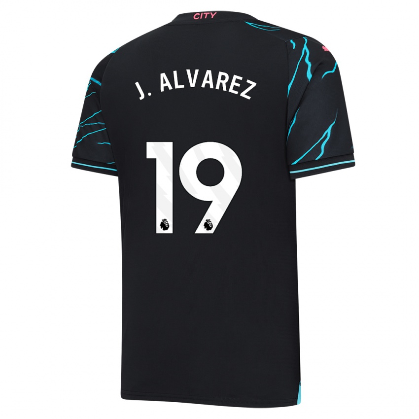 Hombre Camiseta Julian Alvarez #19 Azul Oscuro Equipación Tercera 2023/24 La Camisa México