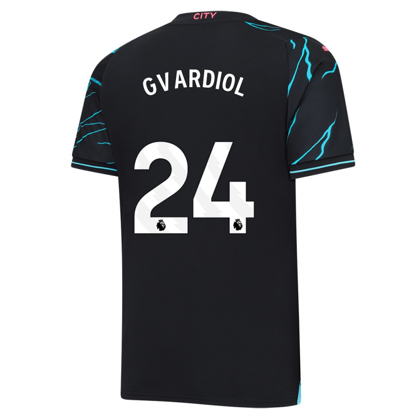 Hombre Camiseta Josko Gvardiol #24 Azul Oscuro Equipación Tercera 2023/24 La Camisa México