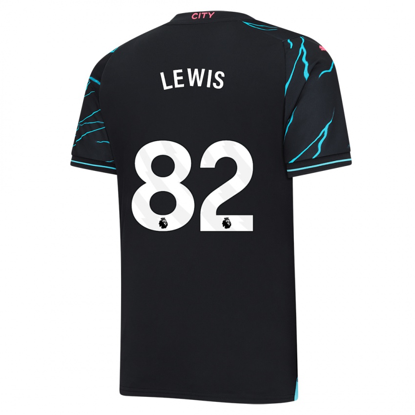 Hombre Camiseta Rico Lewis #82 Azul Oscuro Equipación Tercera 2023/24 La Camisa México