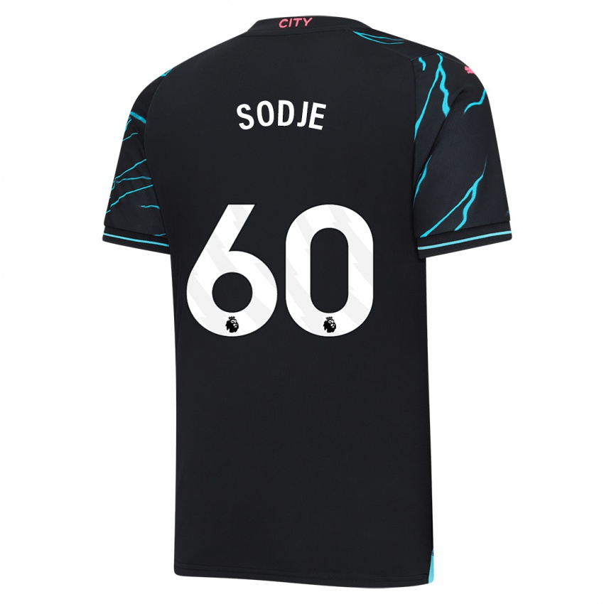 Hombre Camiseta Tai Sodje #60 Azul Oscuro Equipación Tercera 2023/24 La Camisa México