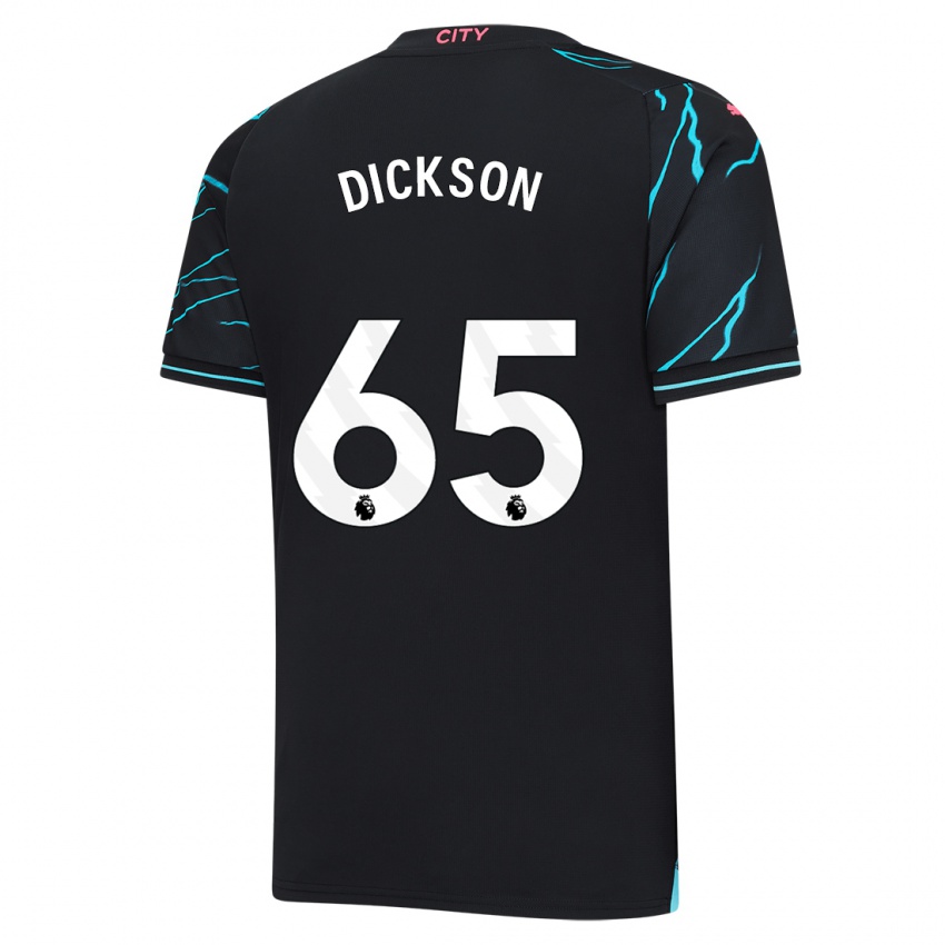 Hombre Camiseta Will Dickson #65 Azul Oscuro Equipación Tercera 2023/24 La Camisa México