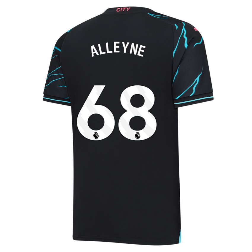 Hombre Camiseta Max Alleyne #68 Azul Oscuro Equipación Tercera 2023/24 La Camisa México