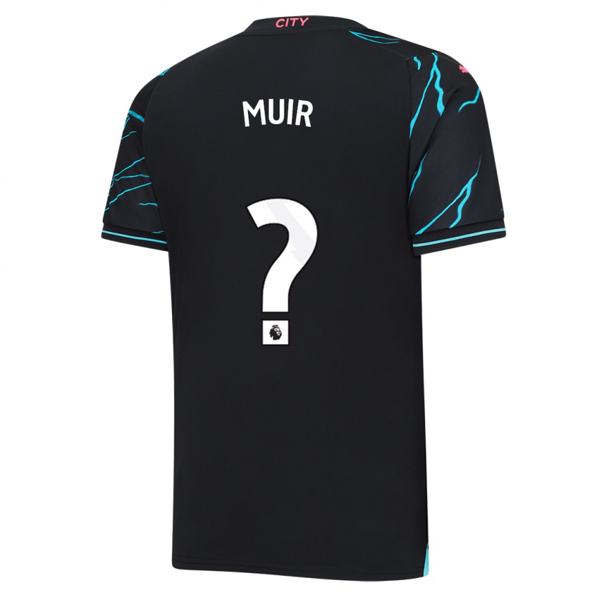 Hombre Camiseta Ashton Muir #0 Azul Oscuro Equipación Tercera 2023/24 La Camisa México