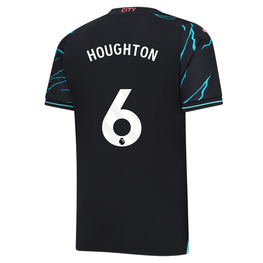 Hombre Camiseta Steph Houghton #6 Azul Oscuro Equipación Tercera 2023/24 La Camisa México