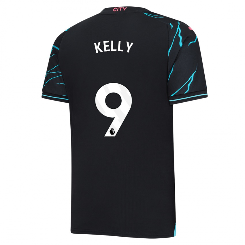 Hombre Camiseta Chloe Kelly #9 Azul Oscuro Equipación Tercera 2023/24 La Camisa México