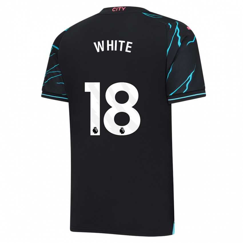 Hombre Camiseta Ellen White #18 Azul Oscuro Equipación Tercera 2023/24 La Camisa México