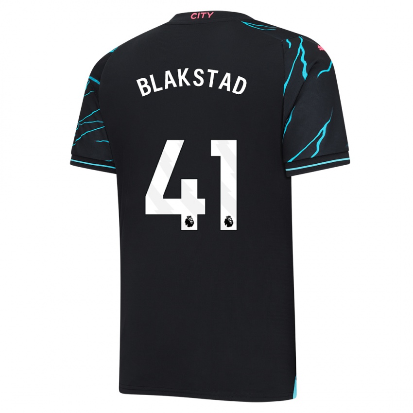 Hombre Camiseta Julie Blakstad #41 Azul Oscuro Equipación Tercera 2023/24 La Camisa México