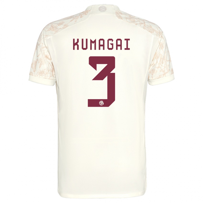 Hombre Camiseta Saki Kumagai #3 Blanquecino Equipación Tercera 2023/24 La Camisa México