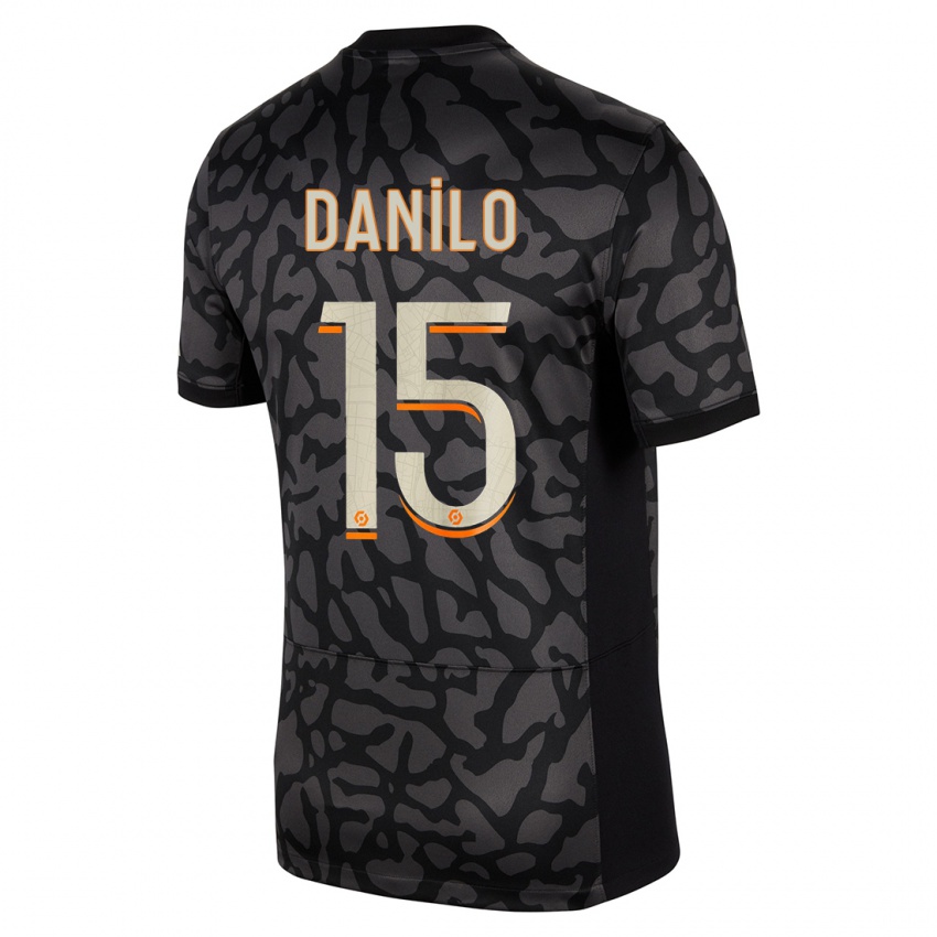Hombre Camiseta Danilo Pereira #15 Negro Equipación Tercera 2023/24 La Camisa México
