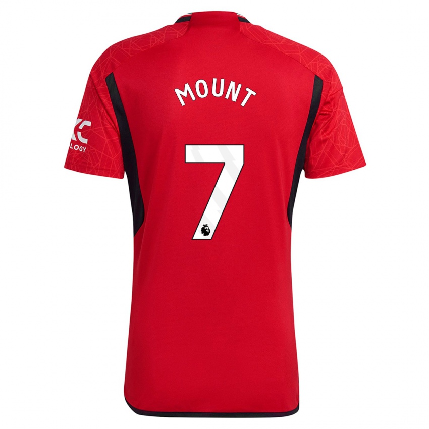 Mujer Camiseta Mason Mount #7 Rojo 1ª Equipación 2023/24 La Camisa México