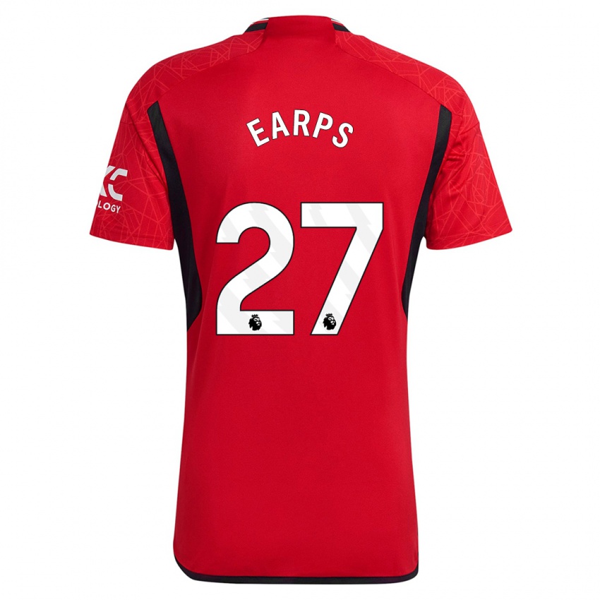 Mujer Camiseta Mary Earps #27 Rojo 1ª Equipación 2023/24 La Camisa México