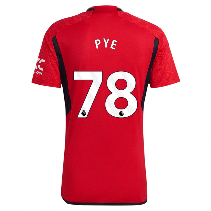 Mujer Camiseta Logan Pye #78 Rojo 1ª Equipación 2023/24 La Camisa México