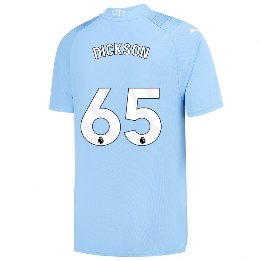 Mujer Camiseta Will Dickson #65 Azul Claro 1ª Equipación 2023/24 La Camisa México