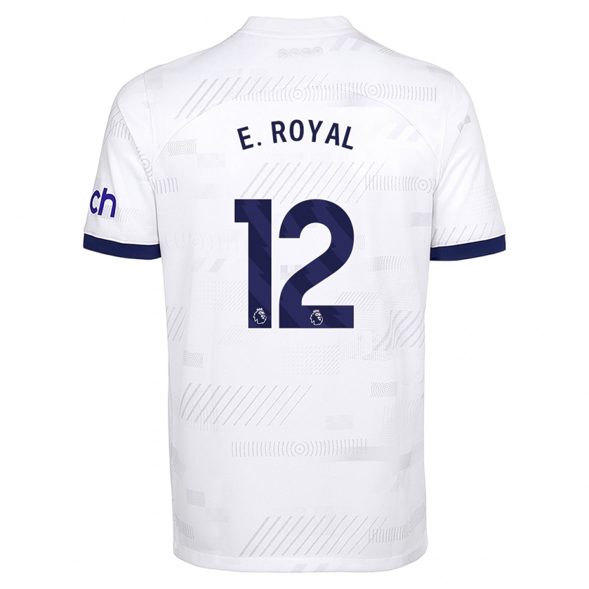 Mujer Camiseta Emerson Royal #12 Blanco 1ª Equipación 2023/24 La Camisa México
