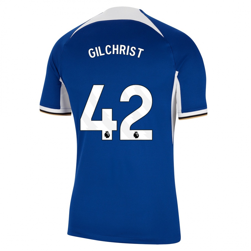 Mujer Camiseta Alfie Gilchrist #42 Azul 1ª Equipación 2023/24 La Camisa México