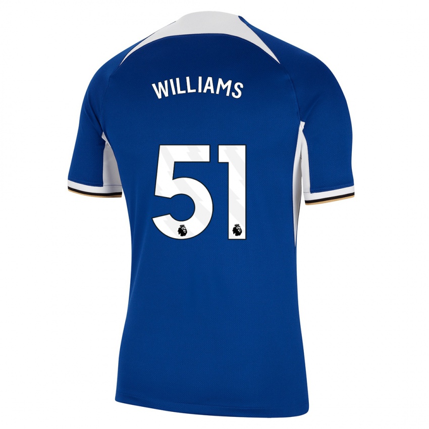 Mujer Camiseta Dylan Williams #51 Azul 1ª Equipación 2023/24 La Camisa México