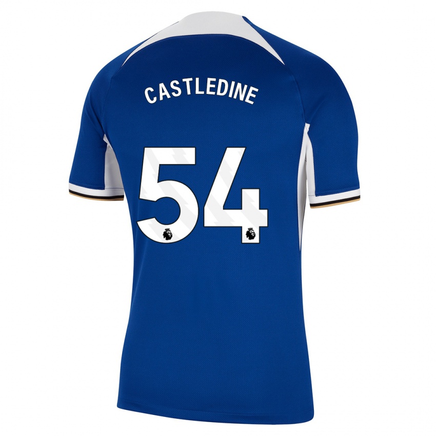 Mujer Camiseta Leo Castledine #54 Azul 1ª Equipación 2023/24 La Camisa México