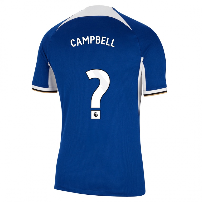 Mujer Camiseta Luke Campbell #0 Azul 1ª Equipación 2023/24 La Camisa México