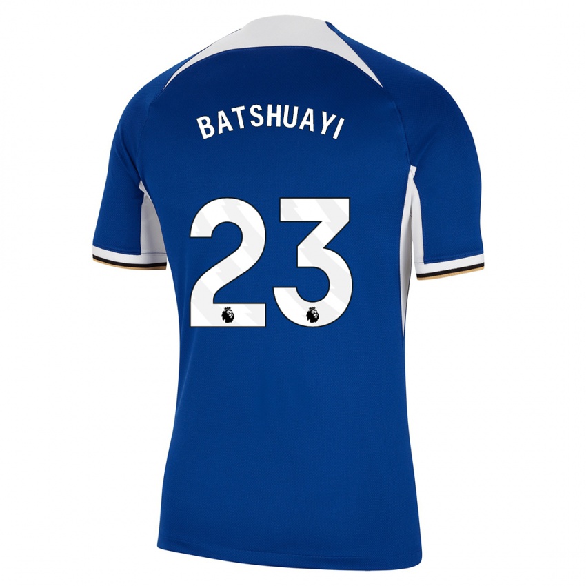 Mujer Camiseta Michy Batshuayi #23 Azul 1ª Equipación 2023/24 La Camisa México