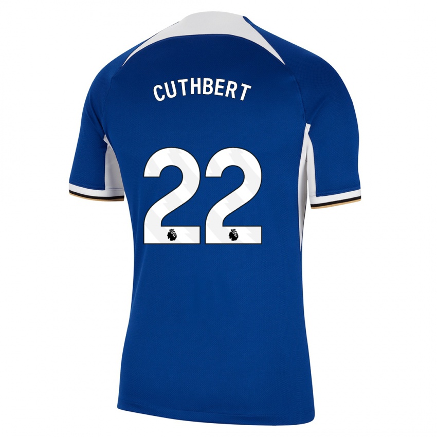 Mujer Camiseta Erin Cuthbert #22 Azul 1ª Equipación 2023/24 La Camisa México