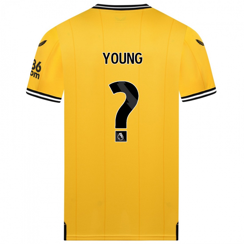 Mujer Camiseta Joe Young #0 Amarillo 1ª Equipación 2023/24 La Camisa México