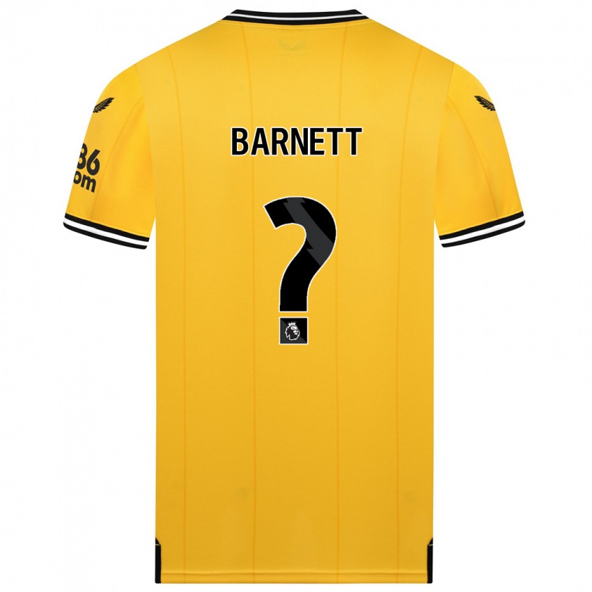 Mujer Camiseta Ty Barnett #0 Amarillo 1ª Equipación 2023/24 La Camisa México