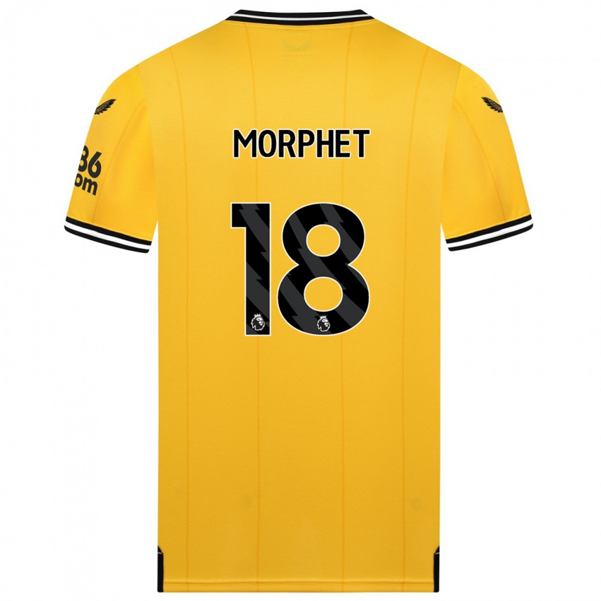 Mujer Camiseta Anna Morphet #18 Amarillo 1ª Equipación 2023/24 La Camisa México