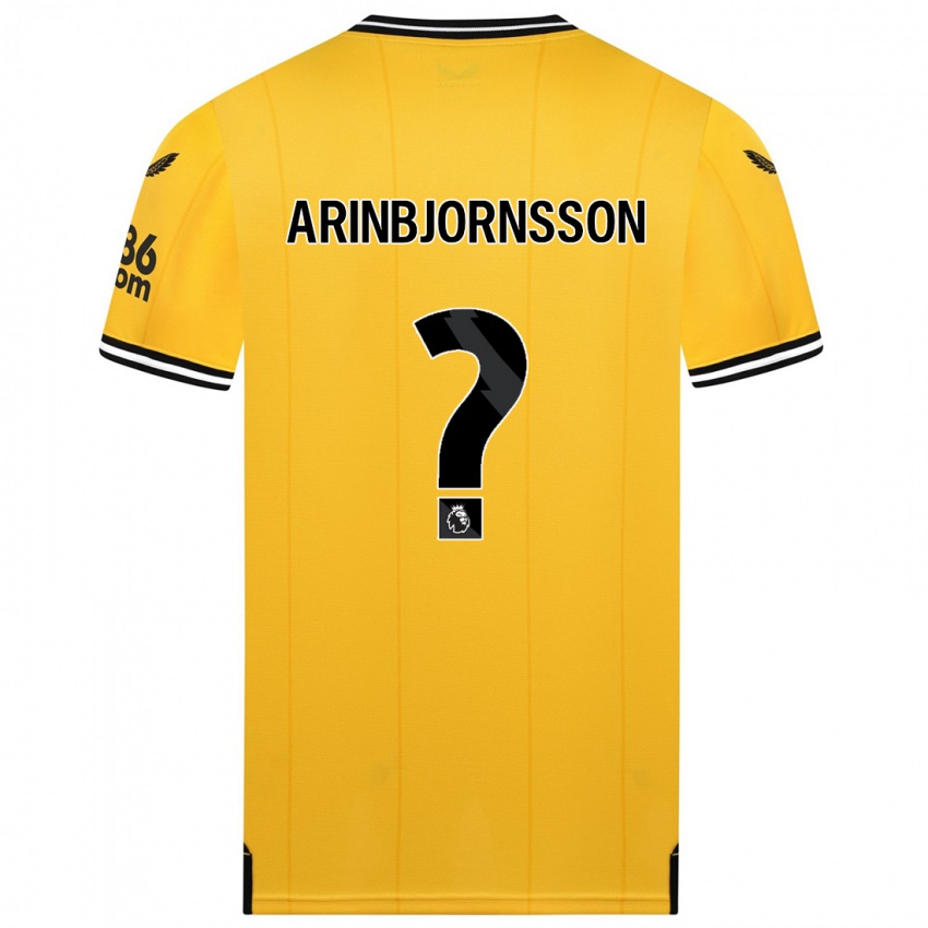 Mujer Camiseta Palmi Arinbjornsson #0 Amarillo 1ª Equipación 2023/24 La Camisa México