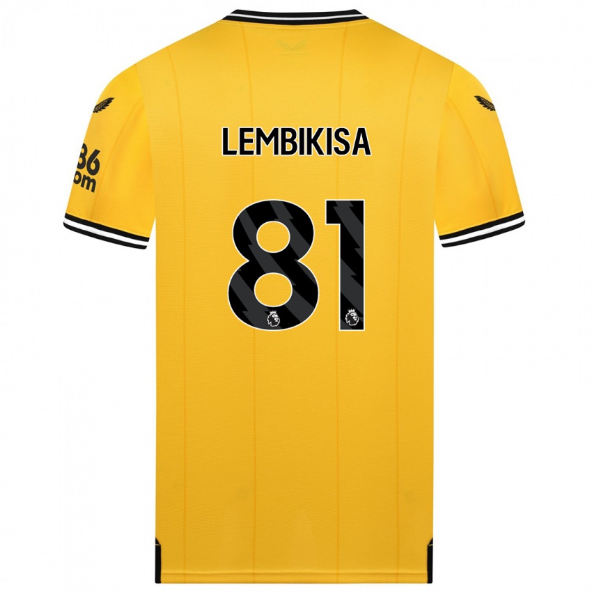 Mujer Camiseta Dexter Lembikisa #81 Amarillo 1ª Equipación 2023/24 La Camisa México