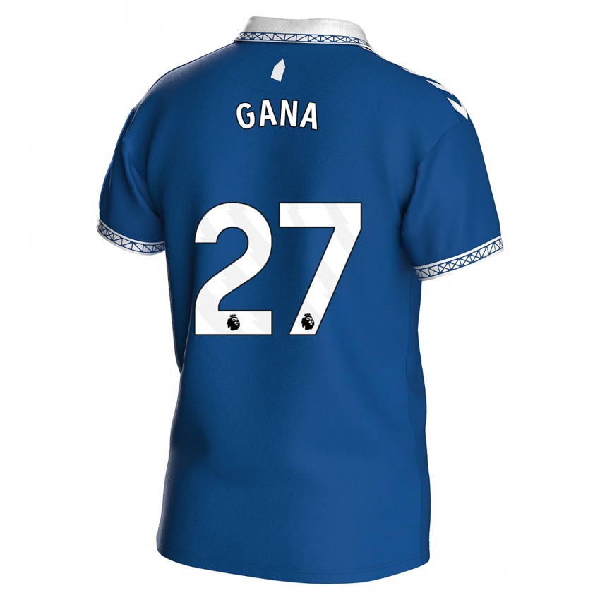 Mujer Camiseta Idrissa Gueye #27 Azul Real 1ª Equipación 2023/24 La Camisa México