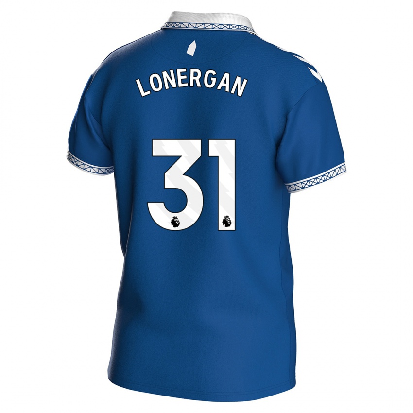 Mujer Camiseta Andy Lonergan #31 Azul Real 1ª Equipación 2023/24 La Camisa México