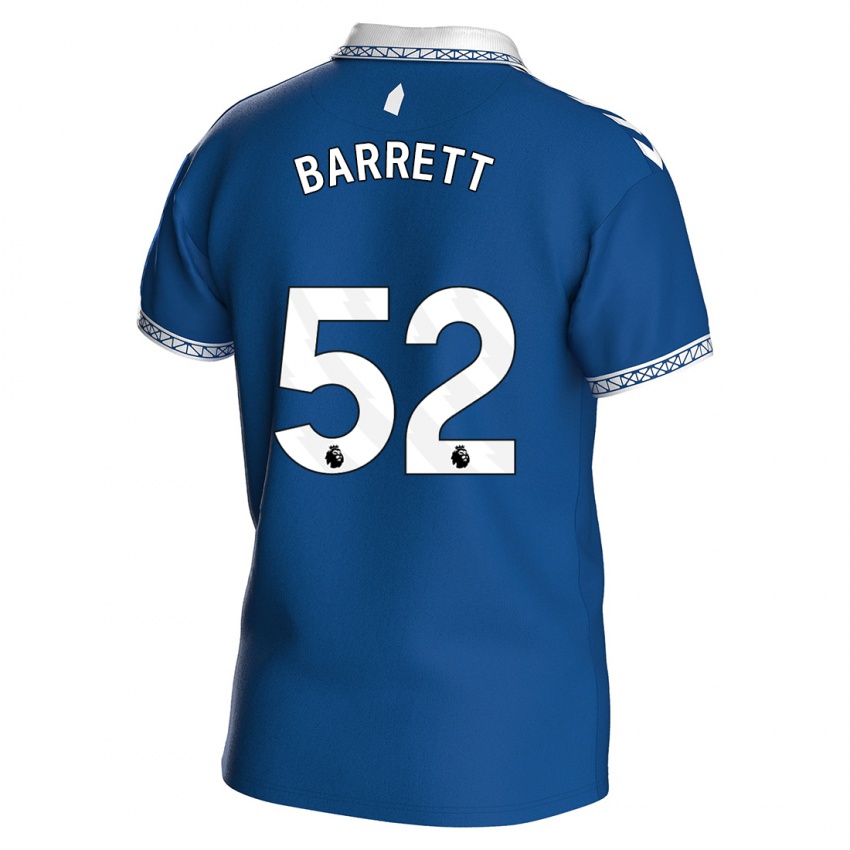 Mujer Camiseta Jack Barrett #52 Azul Real 1ª Equipación 2023/24 La Camisa México