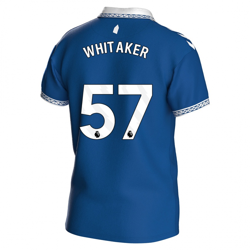 Mujer Camiseta Charlie Whitaker #57 Azul Real 1ª Equipación 2023/24 La Camisa México