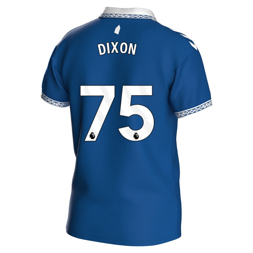 Mujer Camiseta Roman Dixon #75 Azul Real 1ª Equipación 2023/24 La Camisa México