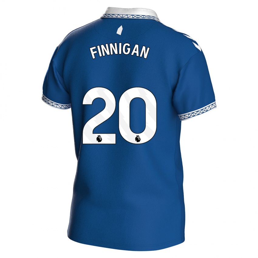 Mujer Camiseta Megan Finnigan #20 Azul Real 1ª Equipación 2023/24 La Camisa México