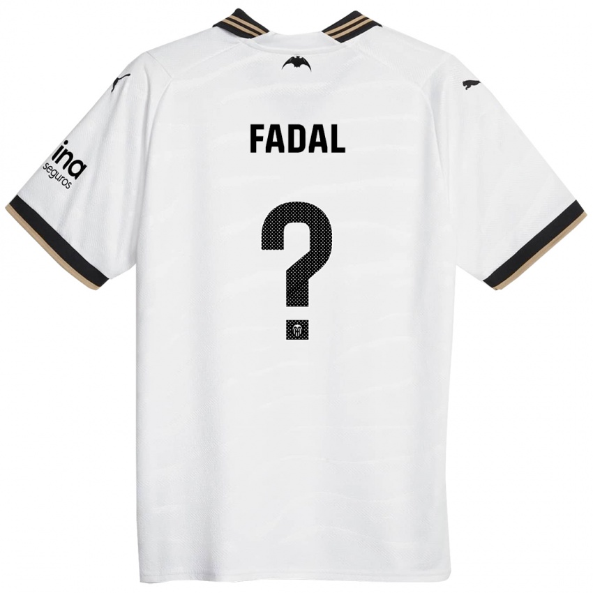 Mujer Camiseta Ali Fadal #0 Blanco 1ª Equipación 2023/24 La Camisa México