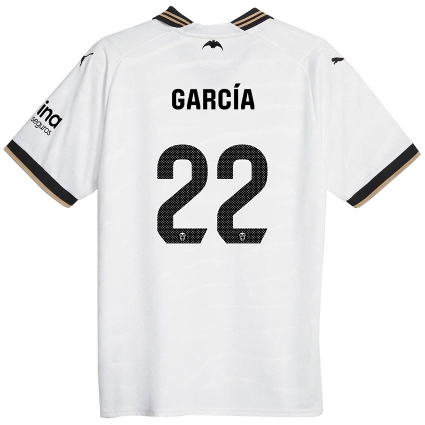Mujer Camiseta Azael García #22 Blanco 1ª Equipación 2023/24 La Camisa México