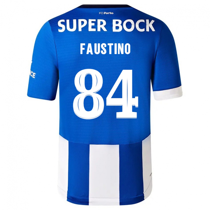 Mujer Camiseta Levi Faustino #84 Azul Blanco 1ª Equipación 2023/24 La Camisa México