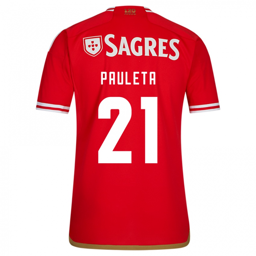 Mujer Camiseta Pauleta #21 Rojo 1ª Equipación 2023/24 La Camisa México