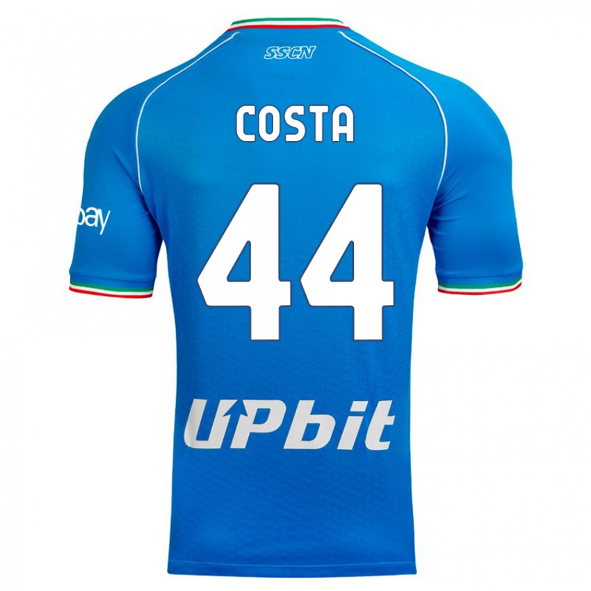 Mujer Camiseta Filippo Costa #44 Cielo Azul 1ª Equipación 2023/24 La Camisa México
