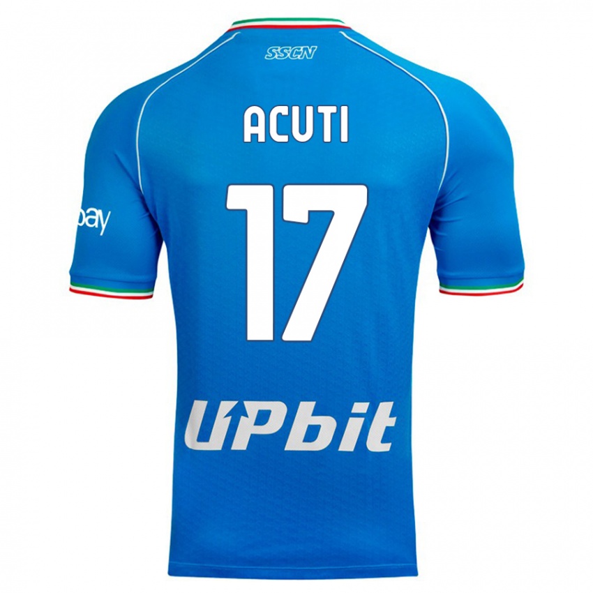 Mujer Camiseta Arianna Acuti #17 Cielo Azul 1ª Equipación 2023/24 La Camisa México