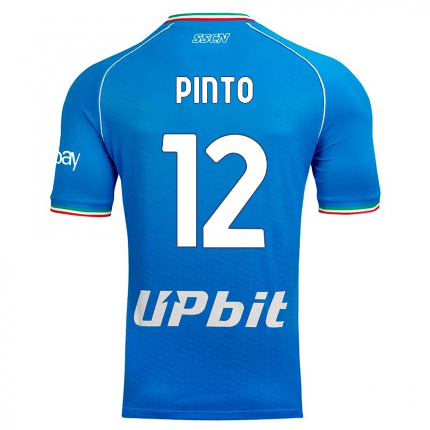 Mujer Camiseta Ciro Pinto #12 Cielo Azul 1ª Equipación 2023/24 La Camisa México