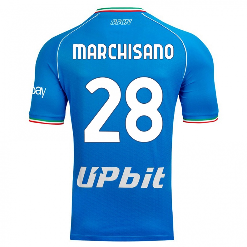 Mujer Camiseta Matteo Marchisano #28 Cielo Azul 1ª Equipación 2023/24 La Camisa México