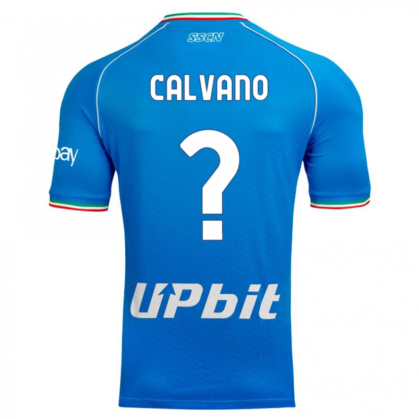 Mujer Camiseta Giovanni Calvano #0 Cielo Azul 1ª Equipación 2023/24 La Camisa México