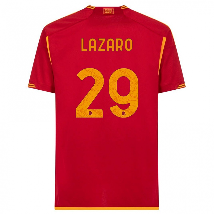 Mujer Camiseta Paloma Lazaro #29 Rojo 1ª Equipación 2023/24 La Camisa México