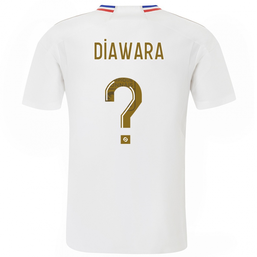 Mujer Camiseta Mahamadou Diawara #0 Blanco 1ª Equipación 2023/24 La Camisa México