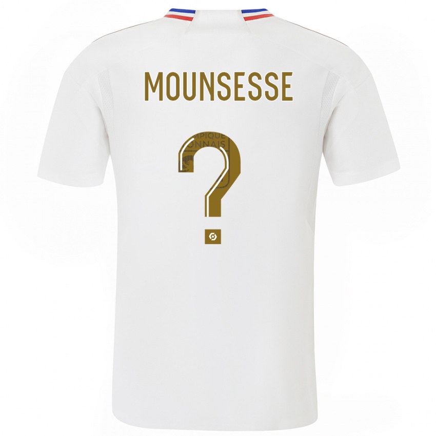 Mujer Camiseta Jeremy Mounsesse #0 Blanco 1ª Equipación 2023/24 La Camisa México