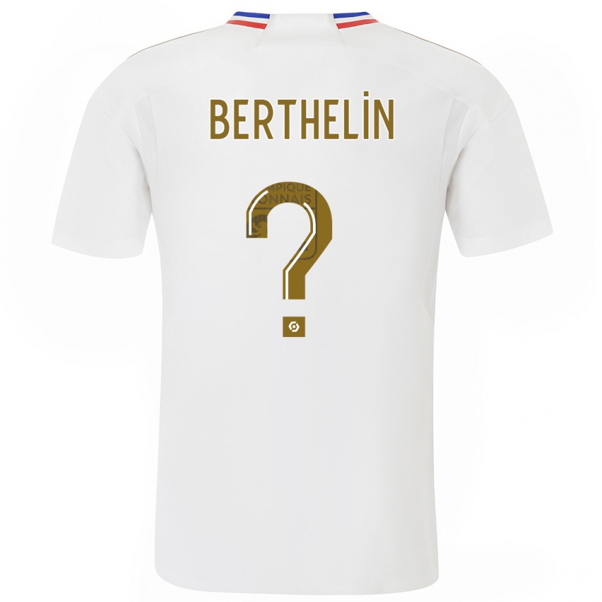 Mujer Camiseta Romain Berthelin #0 Blanco 1ª Equipación 2023/24 La Camisa México